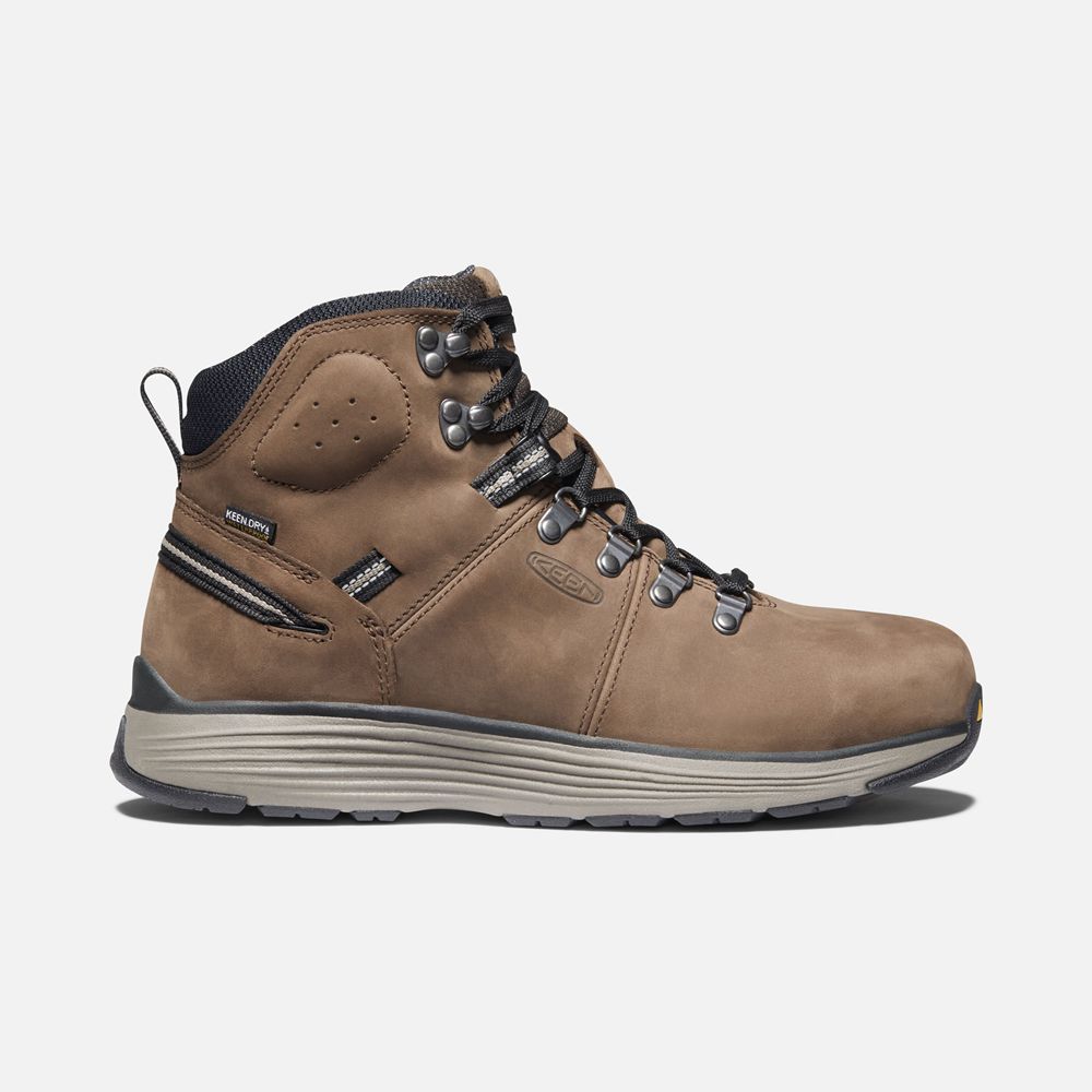 Botas de Trabajo Keen Mexico Marrom - Hombre Manchester 6\" Wp (Aluminum Toe) - ME7981520